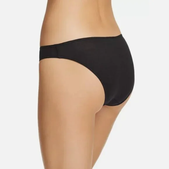 Hanro Women's Ultralight Bikini Panty in Black Size L - Picture 2 of 3